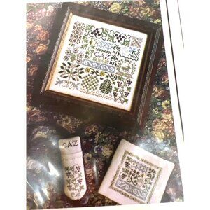 The Treasure Box Needlework Kit  Drawn Thread Cross Stitch Pattern Beads Charms
